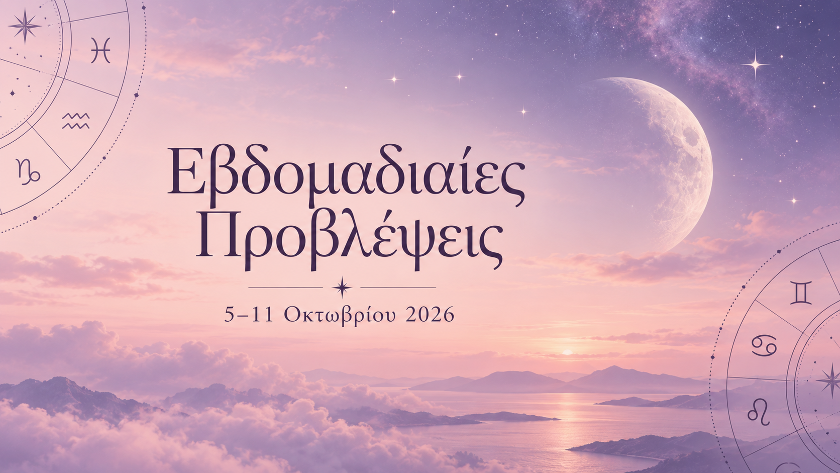 Εβδομαδιαίες προβλέψεις 5 – 11 Οκτωβρίου 2026 ανά δεκαήμερο
